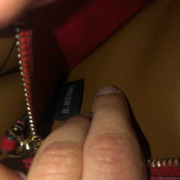 Valentino Rockstud Spike Brown Chain Clutch Bag - Picture 8 of 8